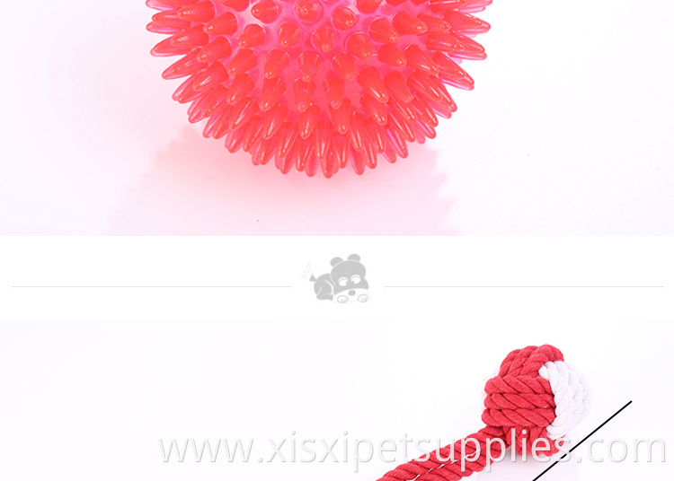 Wholesale christmas pack dog toy for chewing different items 6pcs